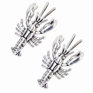 Silver Lobster earrings
